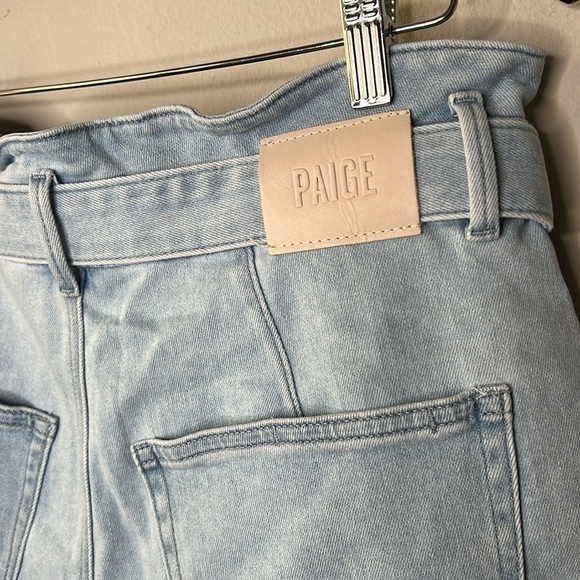 PAIGE Pleated Carly Short w/Detachable Belt in Kokomo Women's Size 31 NWT! - Picture 7 of 13